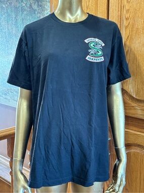 South Side Serpents Black Graphic Crewneck Tee